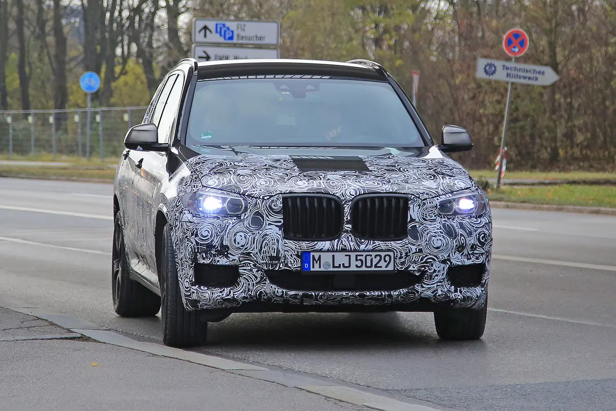 Nuova BMW X3: nuove foto dei prototipi in test (15)
