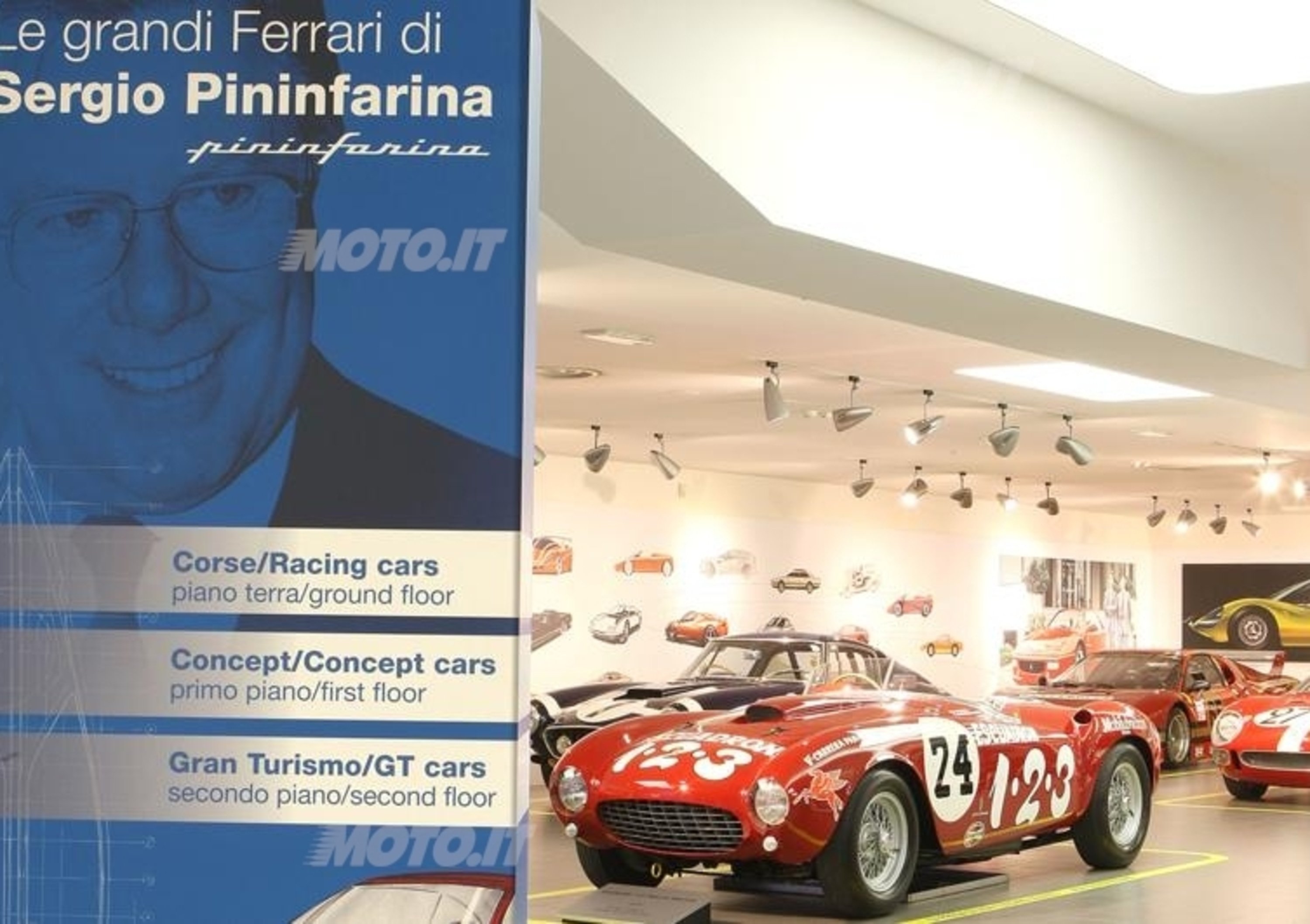 Prorogata fino al 24 febbraio la mostra sulle Ferrari di Sergio Pininfarina