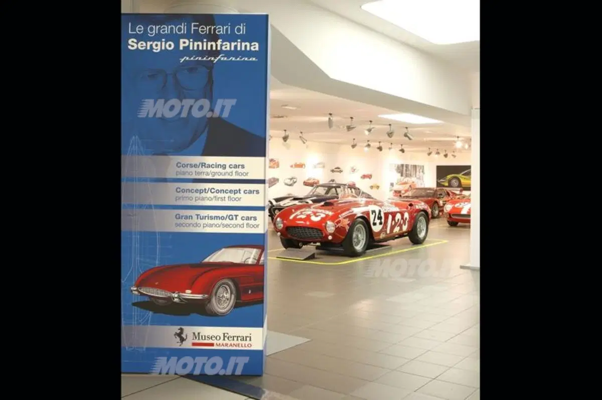 Prorogata fino al 24 febbraio la mostra sulle Ferrari di Sergio Pininfarina