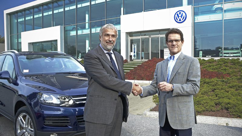Consegnata una Volkswagen Touareg a Fabio Capello