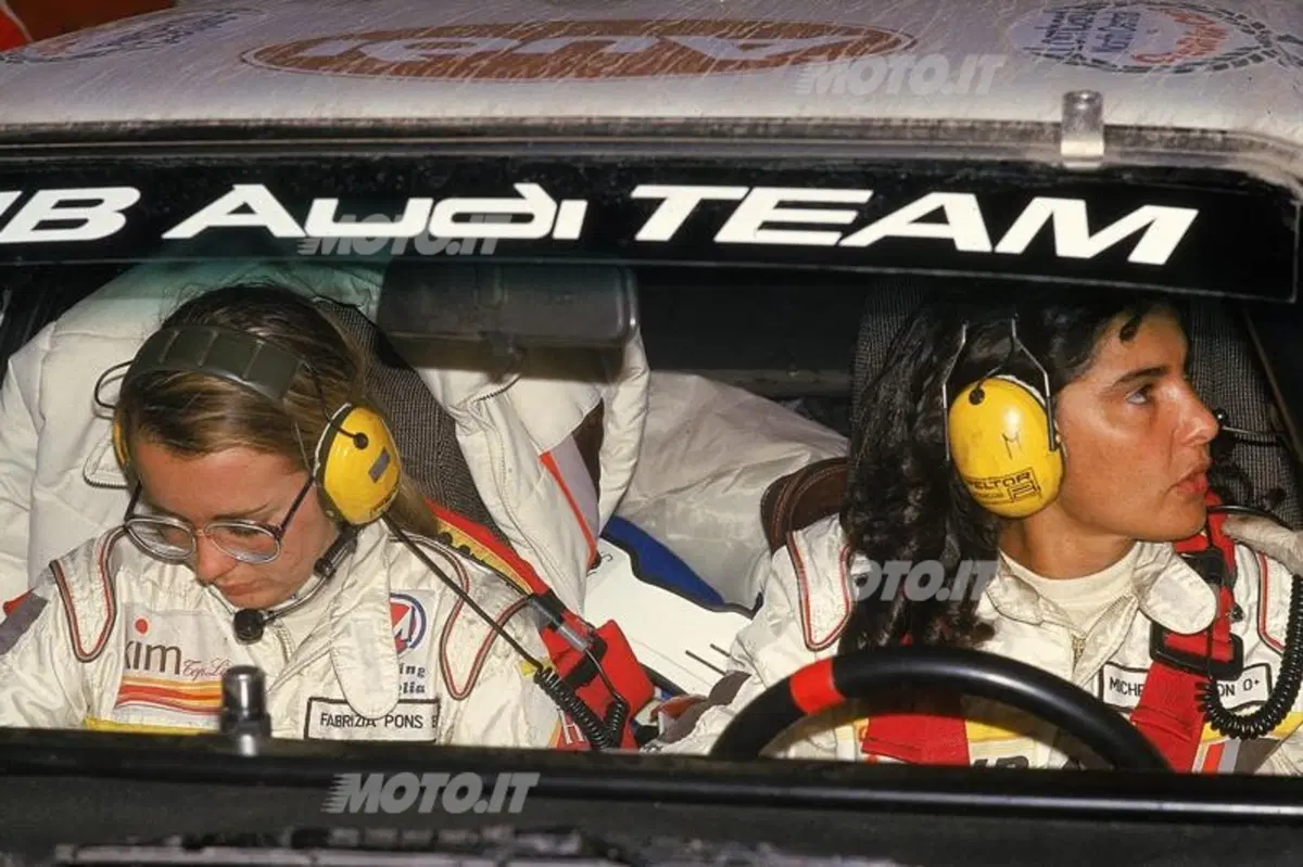 Fabrizia Pons: una vita a tutto gas. In auto e moto