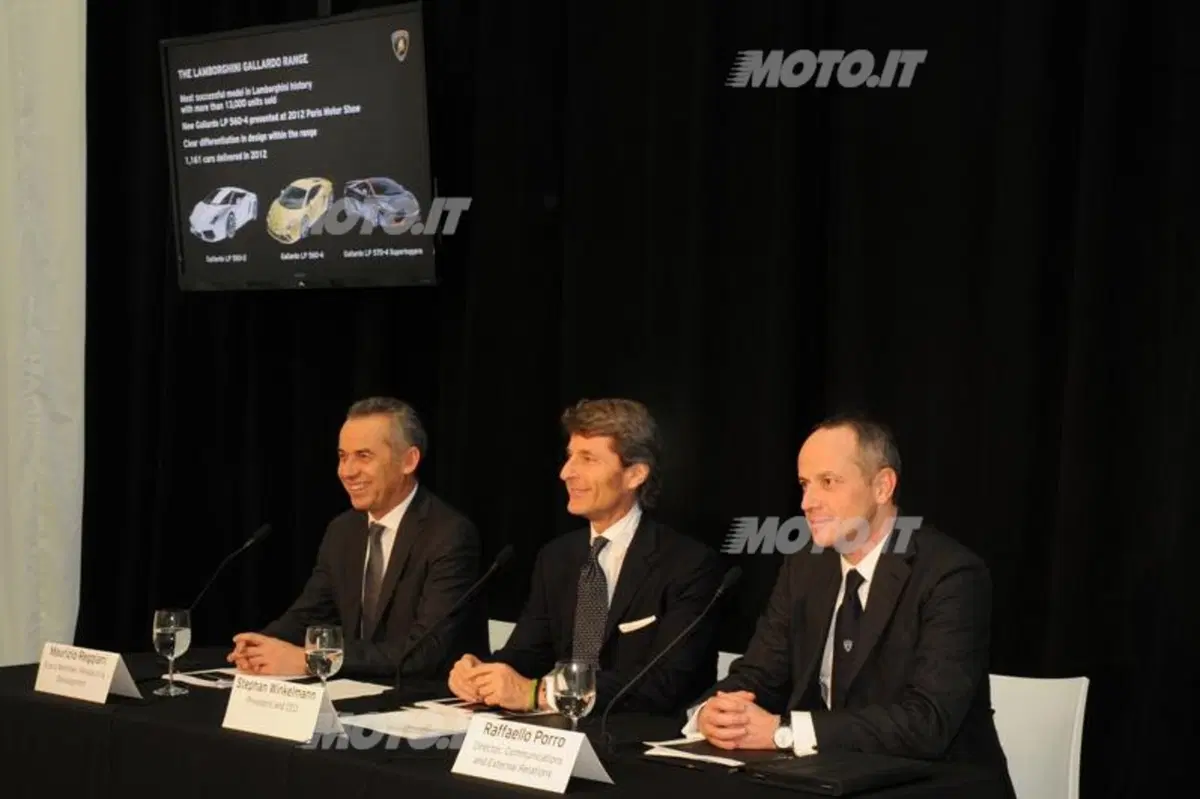 Lamborghini chiude il 2012 con una crescita del 30%
