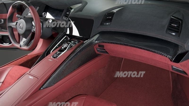 Acura NSX Concept: ecco gli interni