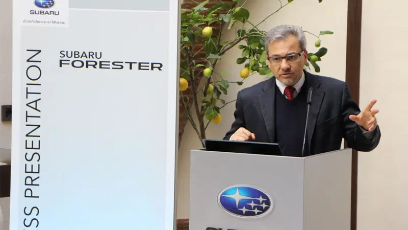 Armando Pachera, Subaru: &laquo;La nuova Forester sar&agrave; un'auto di conquista&raquo;