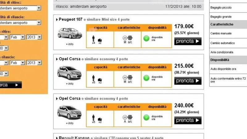 Noleggi l'auto in Italia? Paghi di pi&ugrave; che all'estero!