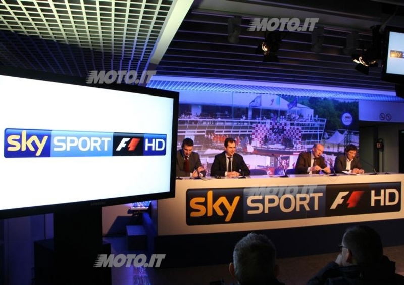 Sky: presentata &quot;La Formula 1 molto pi&ugrave; da vicino&quot;