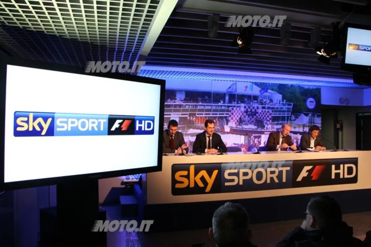 Sky: presentata "La Formula 1 molto più da vicino"