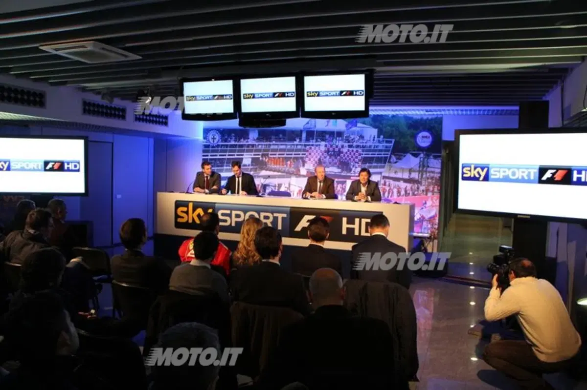Sky: presentata "La Formula 1 molto più da vicino" (4)