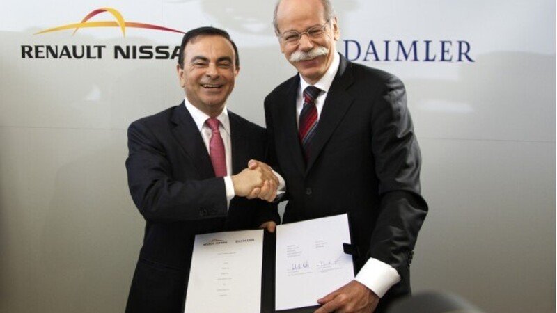 Renault-Nissan: siglato accordo con Daimler e Ford per l&rsquo;idrogeno