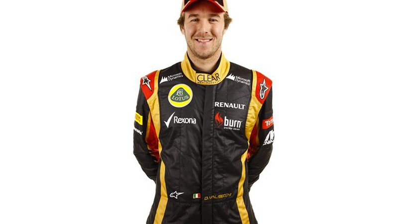 Davide Valsecchi: sar&agrave; il terzo pilota del Lotus F1 Team