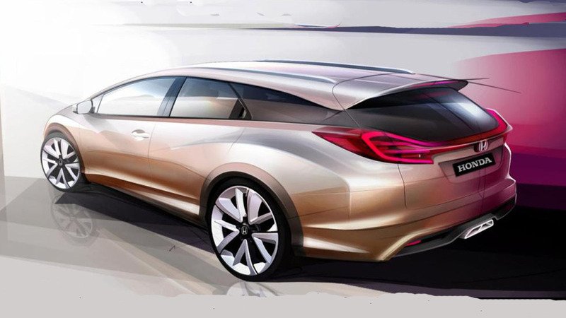 Honda Civic Wagon concept: il primo disegno della familiare