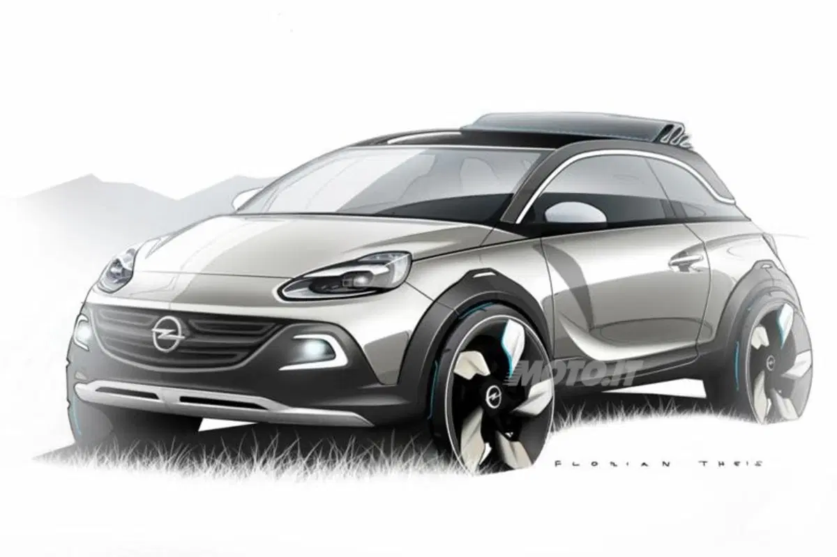 Opel Adam Rocks: prime immagini ufficiali