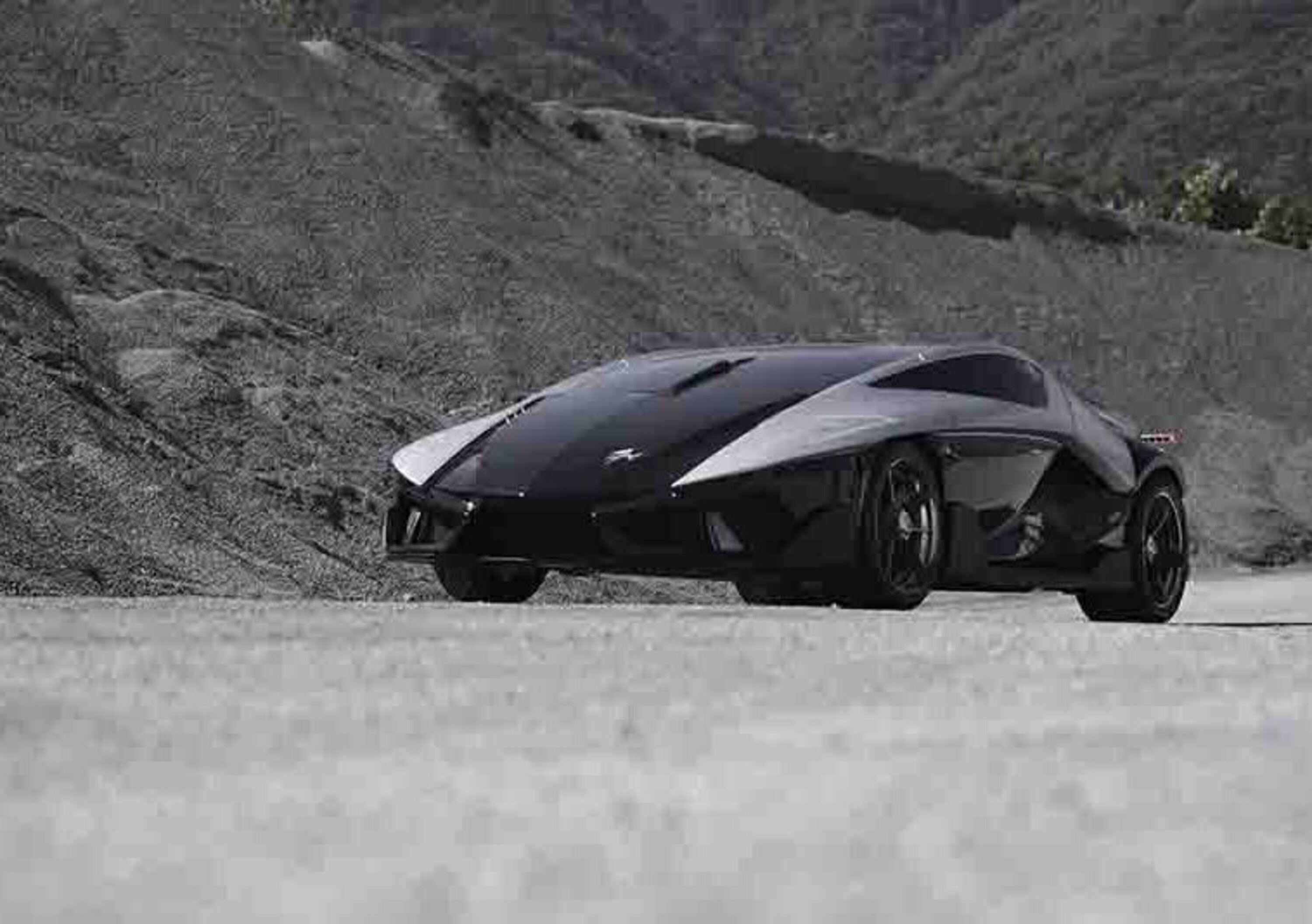 Frangivento Asfan&egrave; HyperSportItalia, la prima supercar elettrica italiana al Motor Show 2016