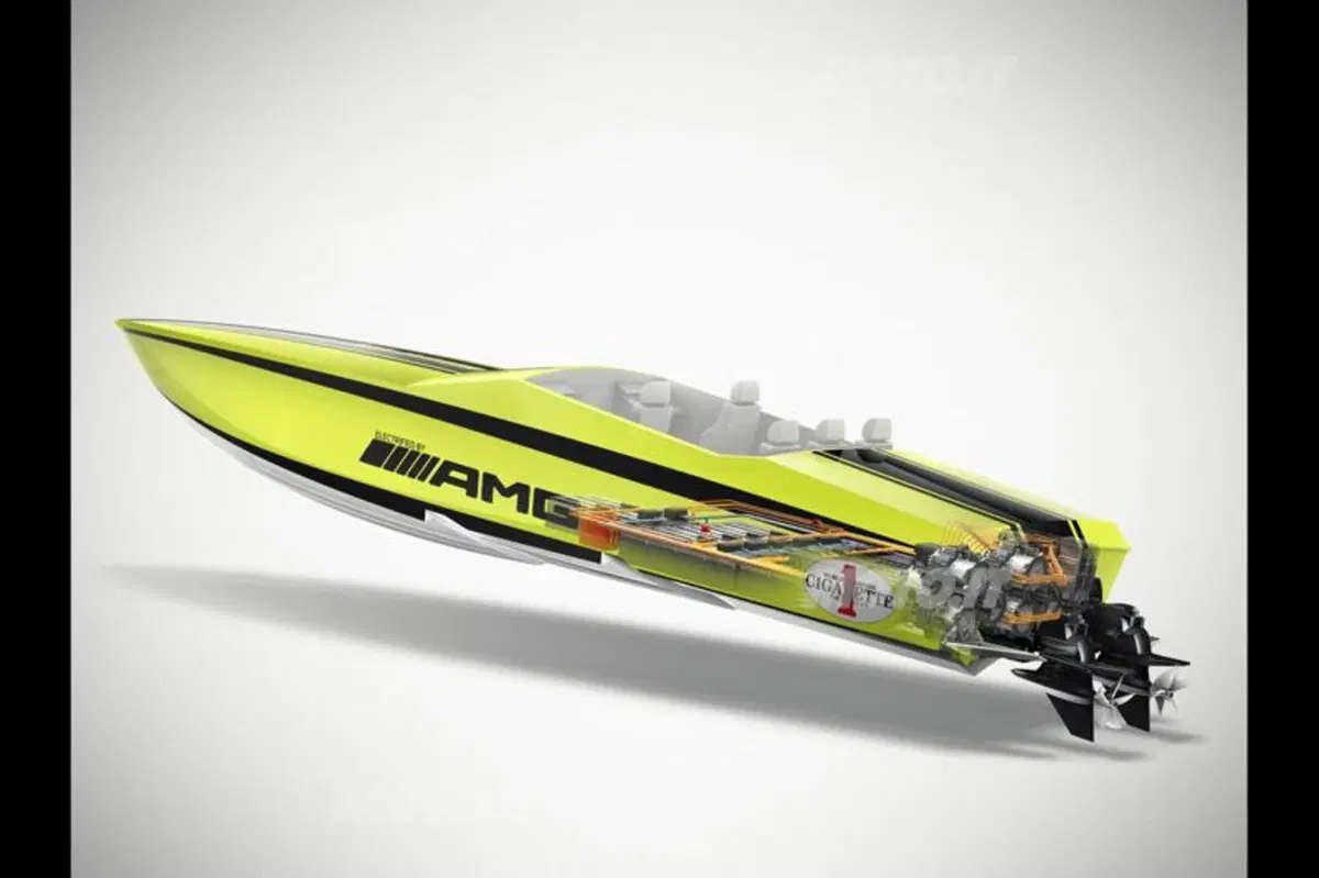 Mercedes-AMG e Cigarette Racing: presentato l’offshore elettrico più potente del mondo (4)