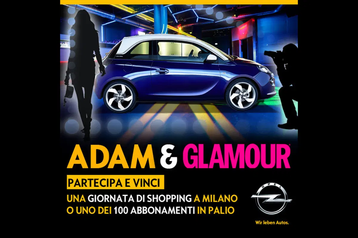Opel Adam e Glamour insieme per un tour di 14 tappe in 12 città