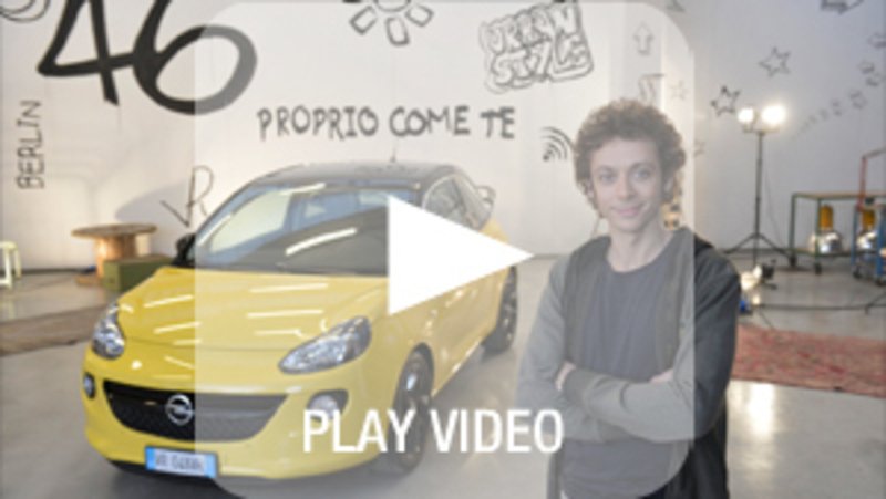 Valentino Rossi: sar&agrave; lui il testimonial della nuova Opel Adam