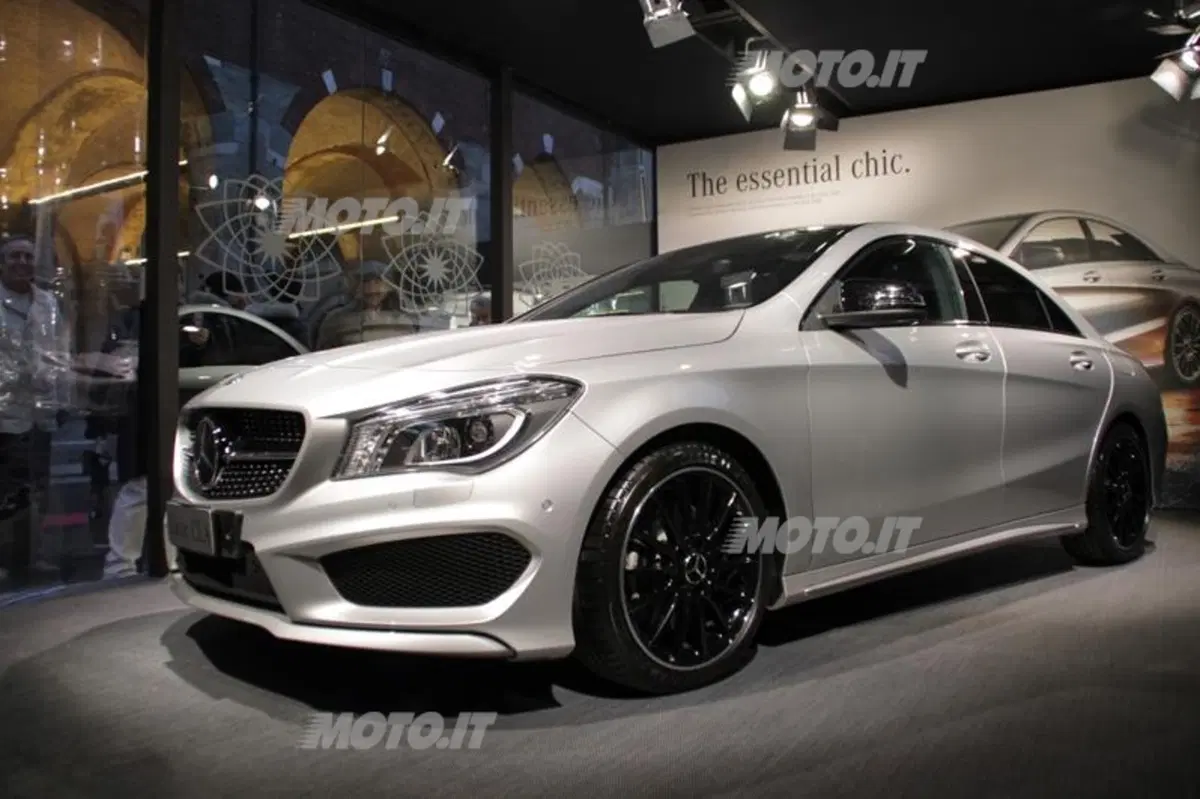 Mercedes-Benz CLA in anteprima europea a Milano moda 2013