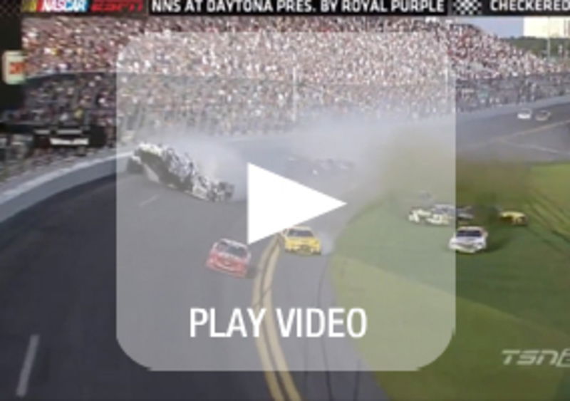 Nascar: il video del terribile incidente alla 300 Miglia di Daytona