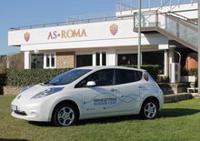 Nissan e AS Roma insieme per la mobilità sostenibile