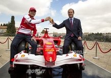 Jerusalem Peace Road Show: la F1 sbarca in Israele con la Ferrari di Fisichella