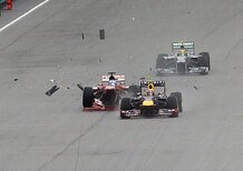 Alonso: la fotosequenza dell'incidente di Sepang