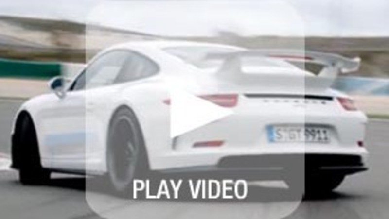 Nuova Porsche 911 GT3: eccola in azione in pista