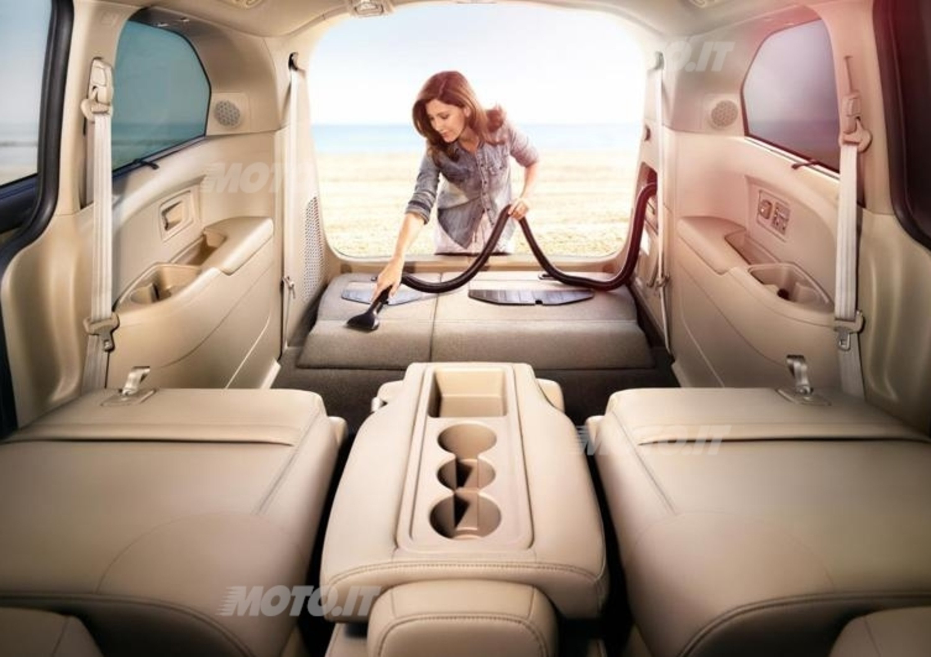 Honda Odyssey: la prima auto con l&#039;aspirapolvere integrato