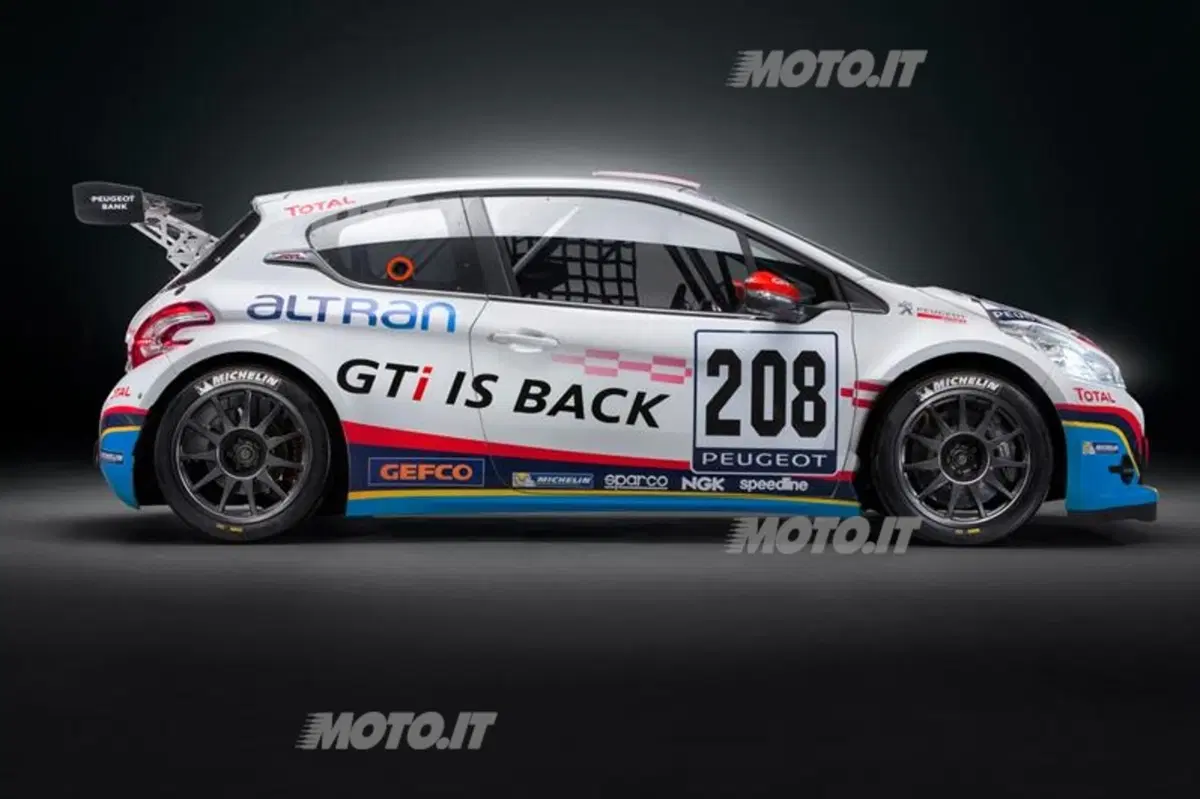 Peugeot Sport: ecco la 208 GTi per la 24 Ore del Nürburgring 2013 (2)
