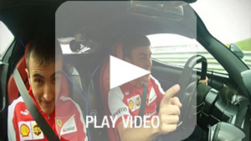 Alonso spaventa Bertolini al volante de LaFerrari
