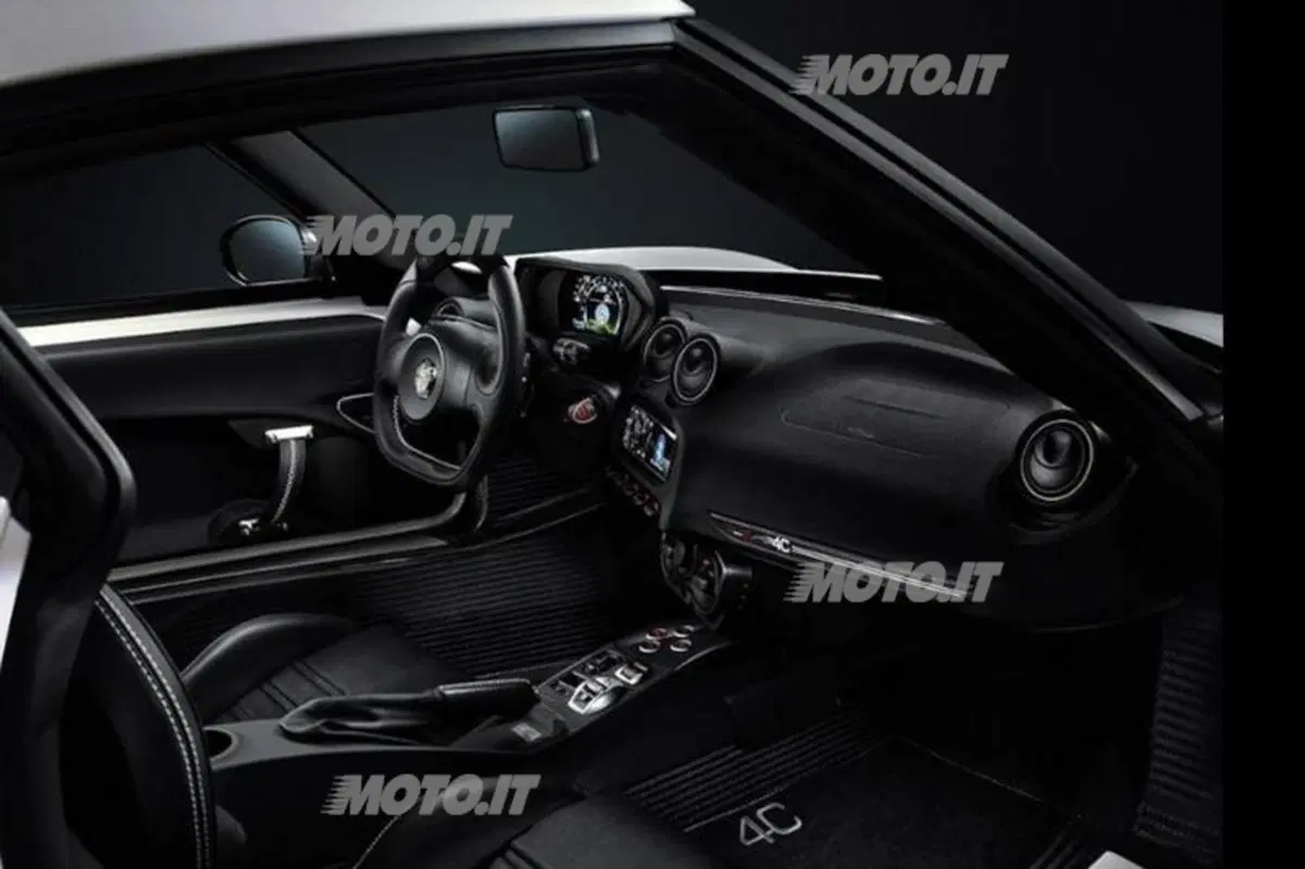 Alfa Romeo 4C: ecco il display TFT della sportiva del Biscione (2)