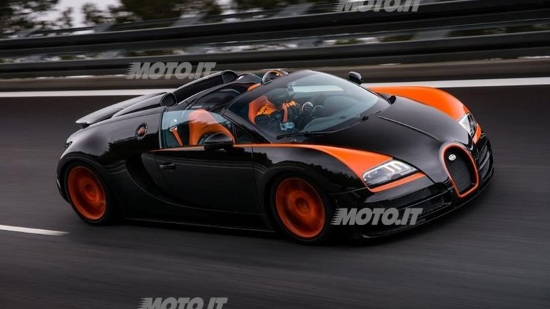 Bugatti Veyron Grand Sport Vitesse World Record Car Edition: in video a 408,84 km/h - Video
