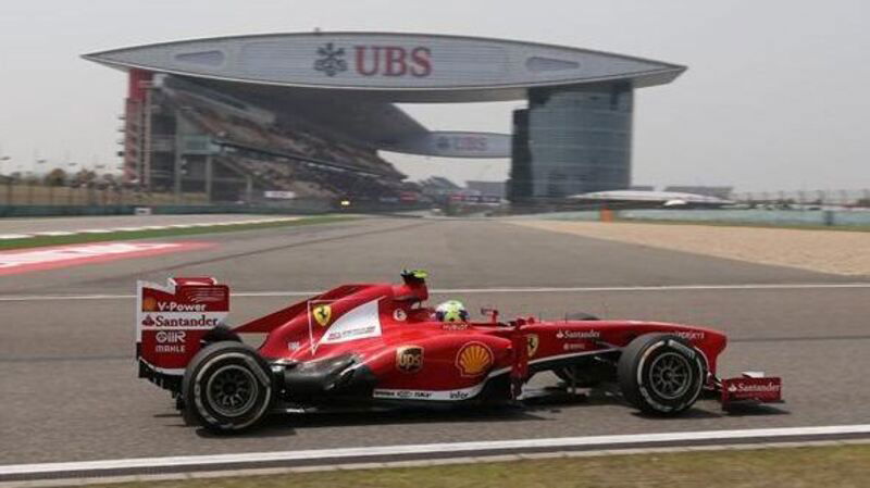 F1 GP Cina 2013: Felipe Massa domina le libere a Shanghai