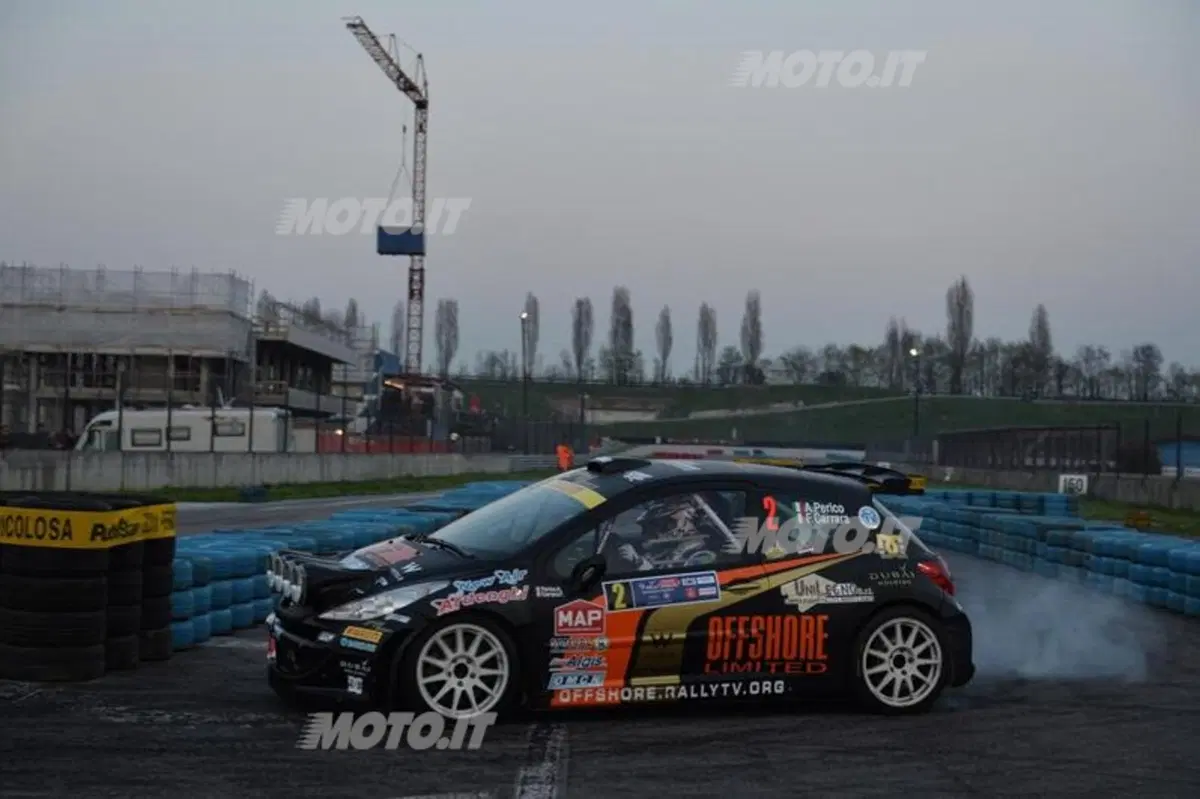CIR 2013. 1000 Miglia, prima tappa. Perico davanti a Scandola. Basso out per incidente (2)