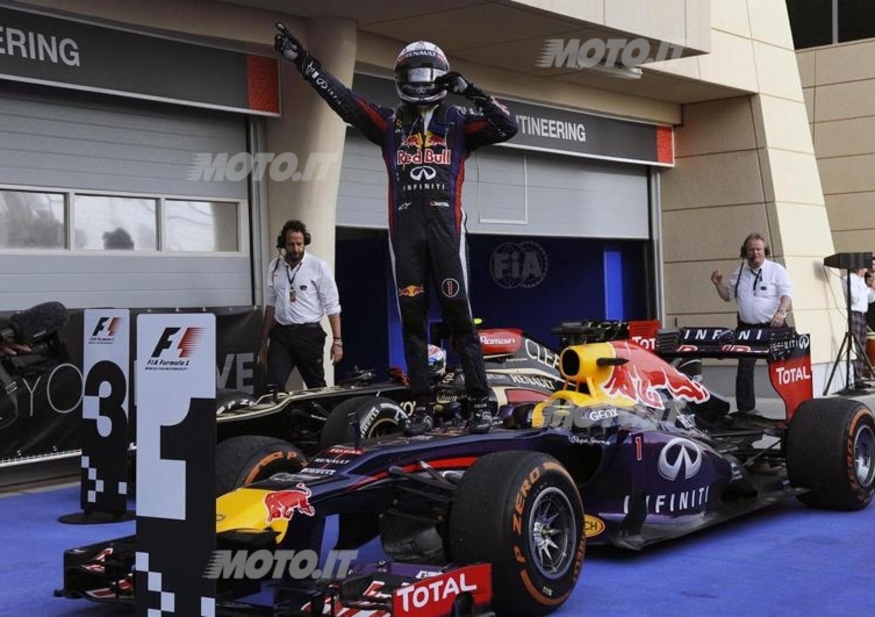 F1 GP Bahrain 2013: vince Vettel