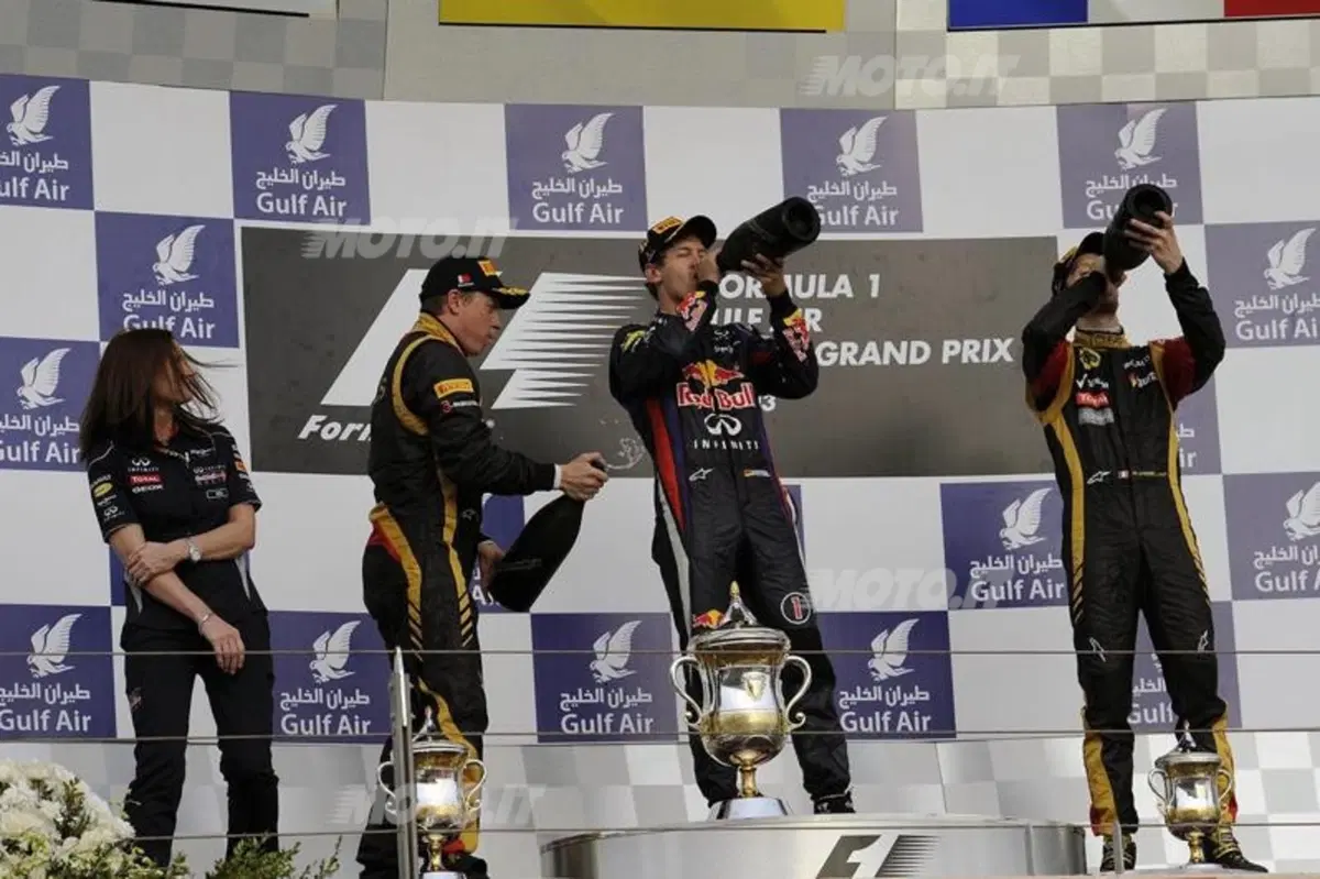 F1 GP Bahrain 2013: vince Vettel (3)