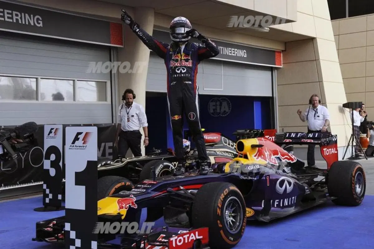 F1 GP Bahrain 2013: vince Vettel (12)
