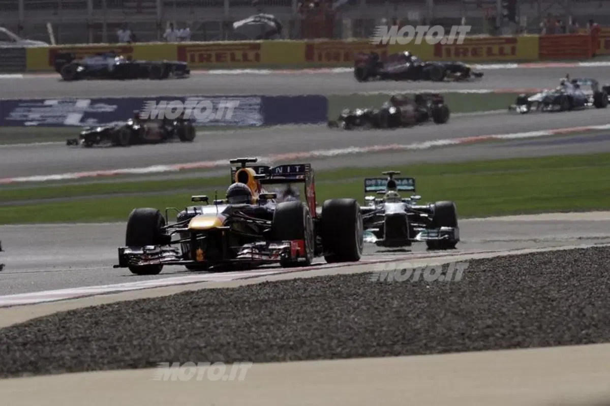 F1 GP Bahrain 2013: vince Vettel (26)