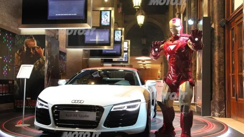 Iron Man 3: dal 24 aprile al cinema con l'Audi R8 e-tron