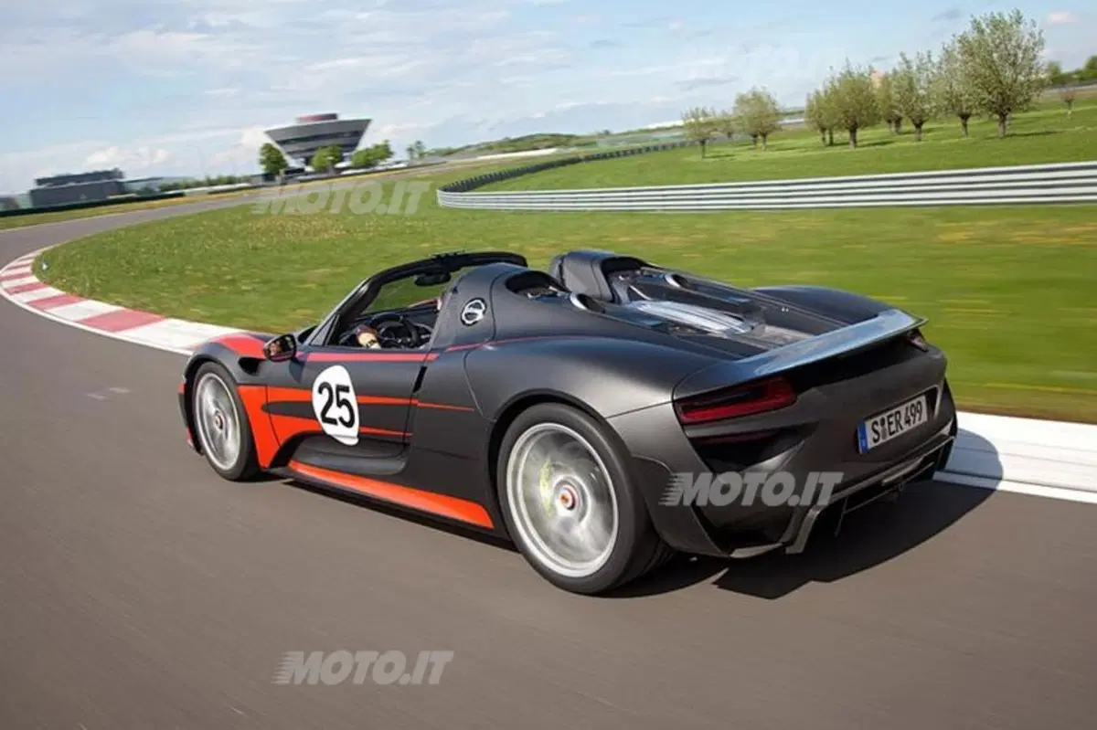 Porsche 918 Spyder: i dati ufficiali (2)