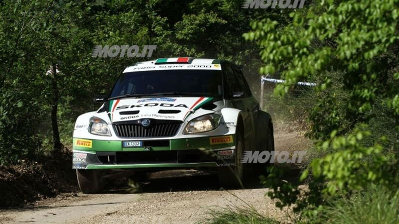 CIR 2013. Umberto Scandola e Guido D&rsquo;Amore (Skoda Fabia S2000) vincono il Rally Adriatico