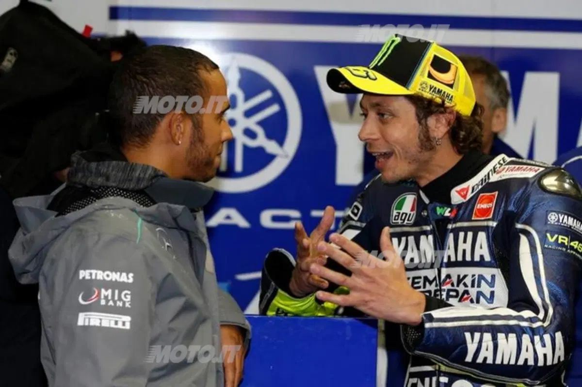 Lewis Hamilton incontra Valentino Rossi e Jorge Lorenzo a Le Mans (4)