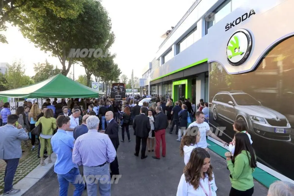 All'Autovega di Vicenza la nuova Corporate Identity Skoda (20)