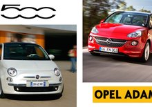Fiat 500 vs Opel Adam