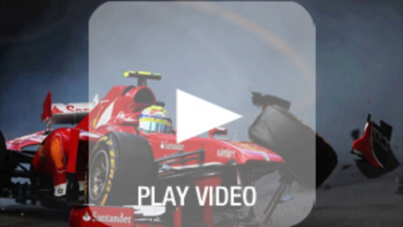 F1 GP Montecarlo 2013: gli impressionanti incidenti di Massa, Grosjean e Sutil in FP3