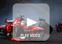 F1 GP Montecarlo 2013: gli impressionanti incidenti di Massa, Grosjean e Sutil in FP3