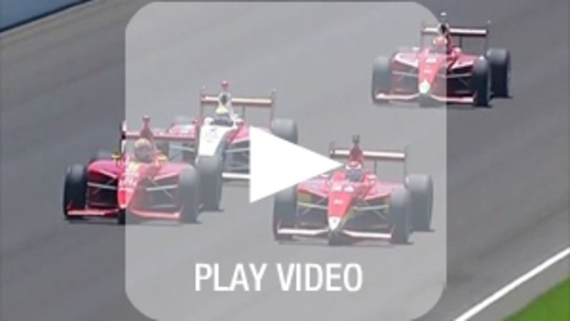 Formula Indy Lights: a Indianapolis un finale di gara da cardiopalma