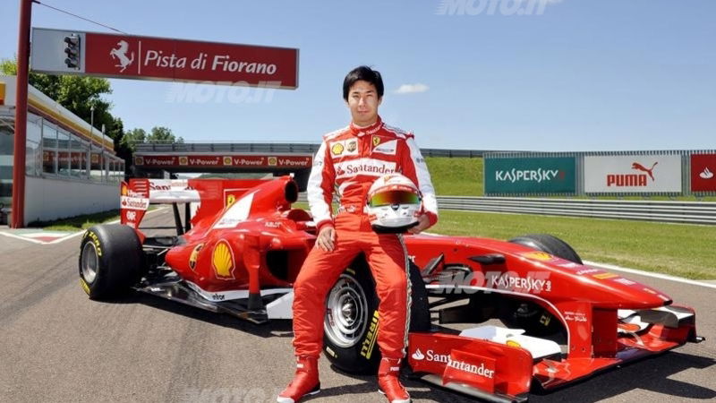 Kobayashi: test al volante della Ferrari F10