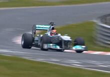 Schumacher al Nürburgring con la Mercedes F1 -Video