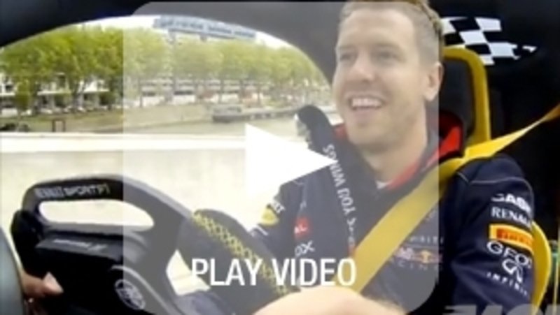 Sebastian Vettel: al volante di Renault Zoe, Twizy e Twizy F1