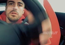 Fernando Alonso in pista a Fiorano con LaFerrari - Video